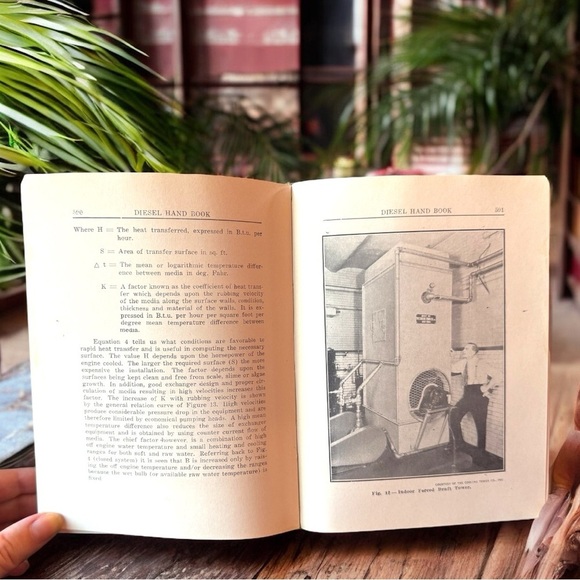 VINTAGE 1938 Diesel Hand Book - Rare Antique Engineering Manual - Collectible - Picture 11 of 13